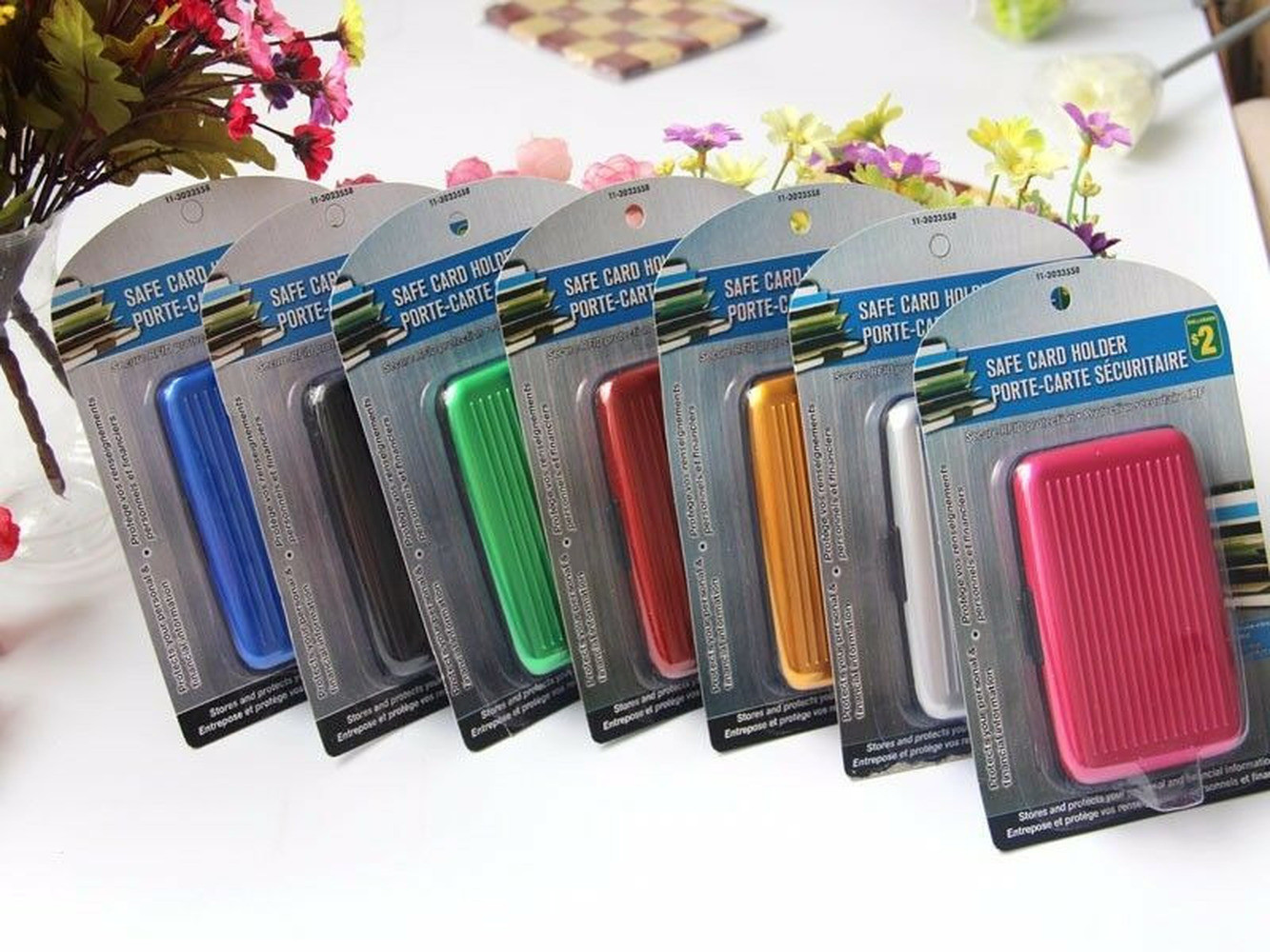 Mini RFID Aluminum Wallet Credit Card Holder Business Card Case Metal ID Case US
