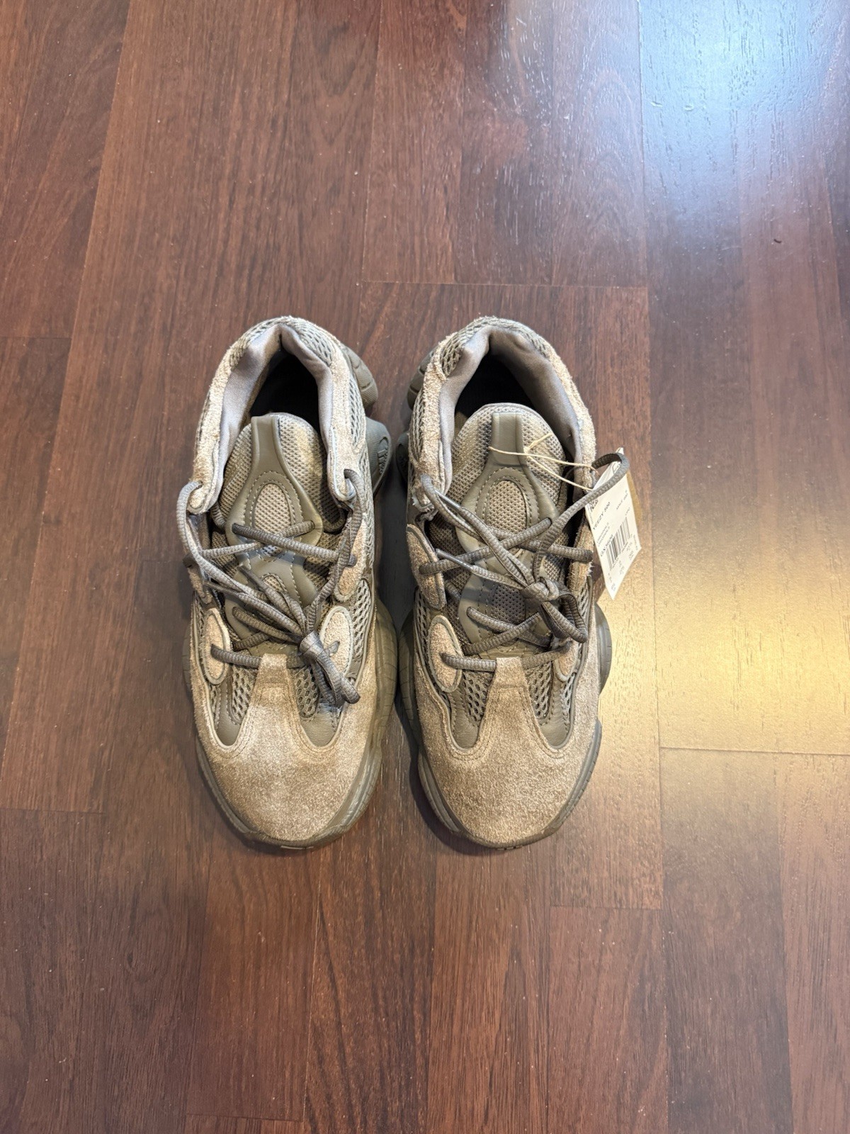 adidas Yeezy 500 Brown Clay Gray Low Top Suede Sneakers GX3606 2021 Men