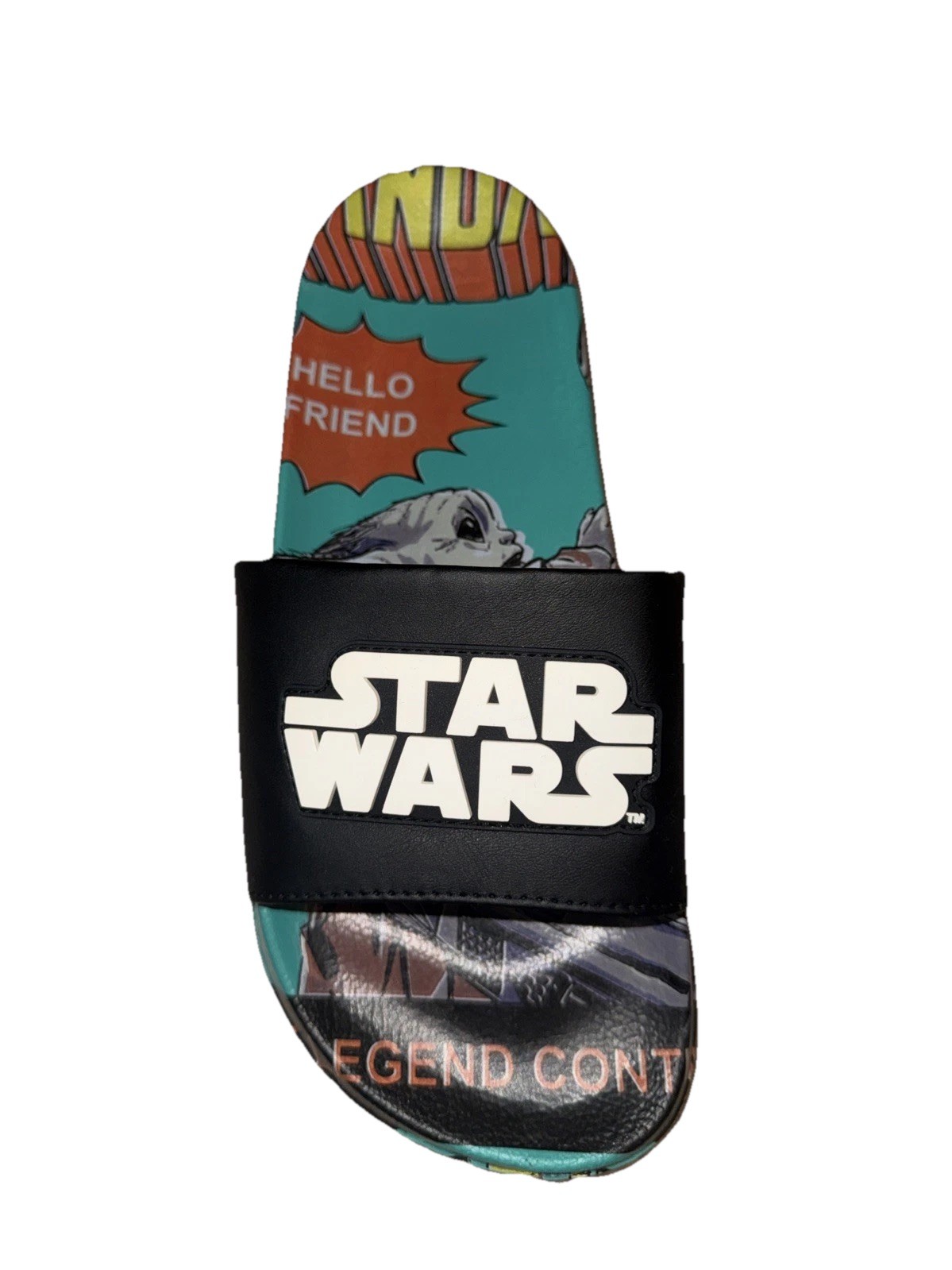 Star Wars The Mandalorian Ground Up Men’s Sport Slides Sandals Size 10 Large