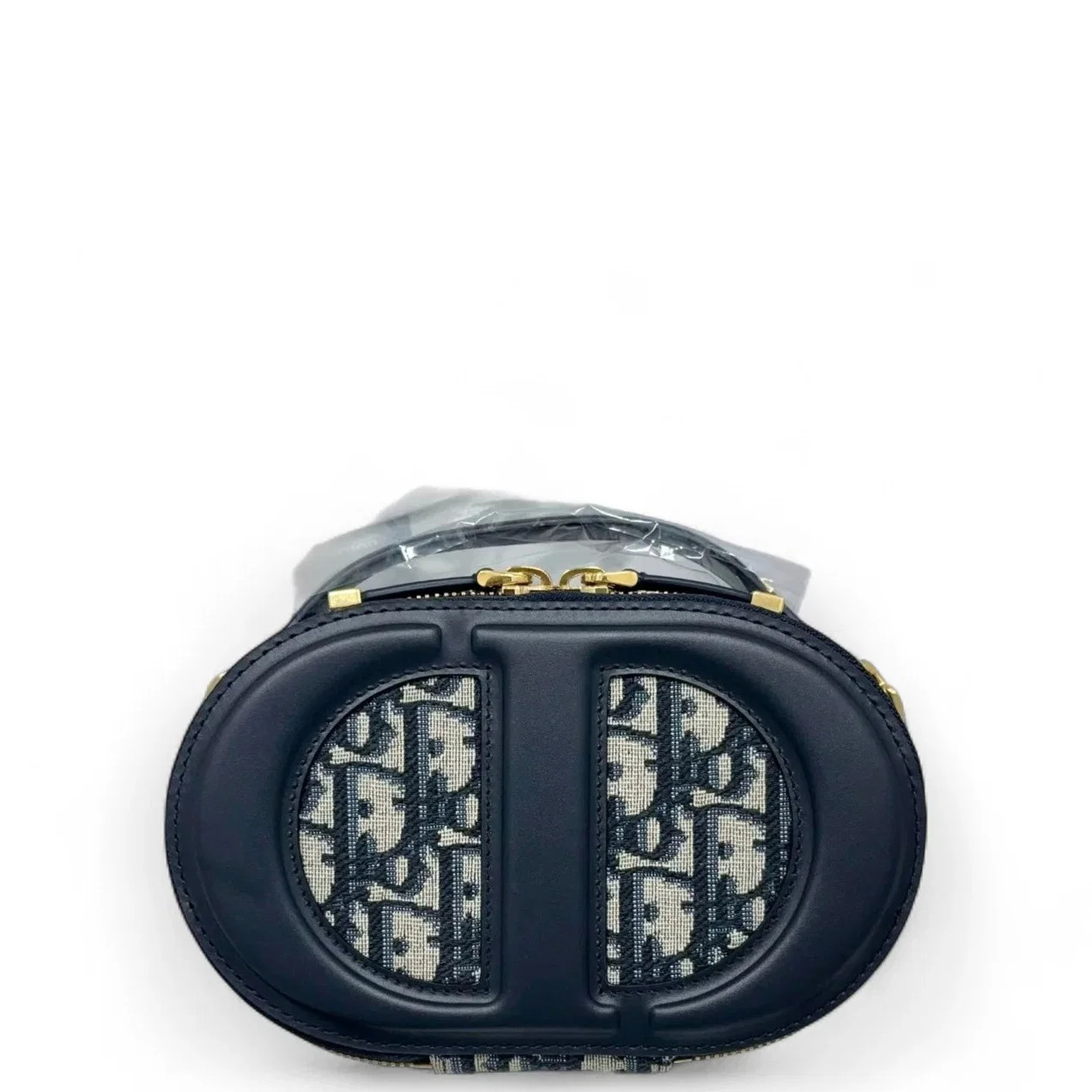 Dior Camera Case Navy Beige Black Oblique (xw072426c6r)