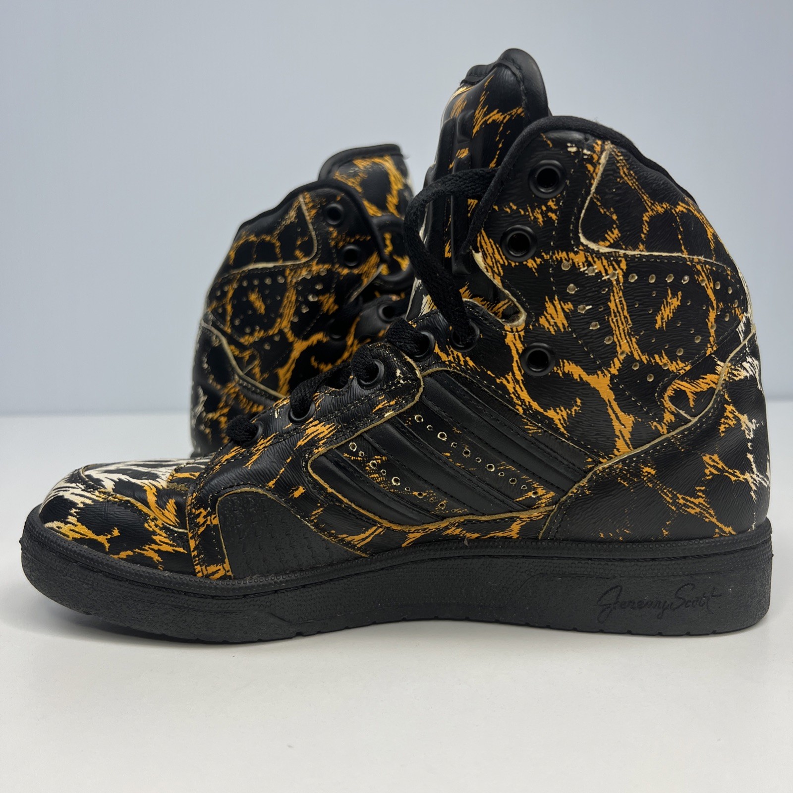 Rare adidas Jeremy Scott Instinct Hi Leopard D65985 Men 6.5