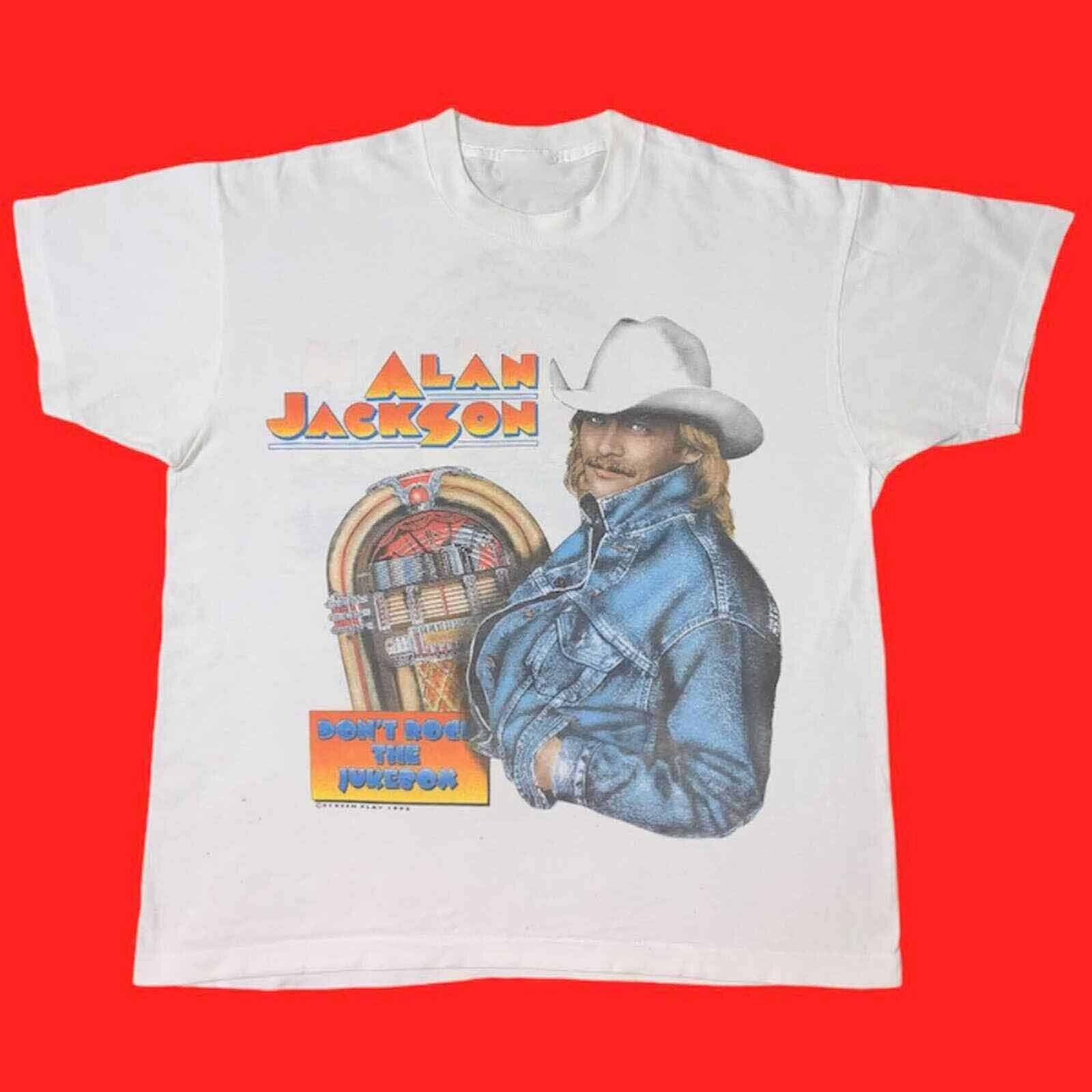 Dont Rock The ukebox Alan Jackson Shirt Classic White Unisex S-5XL