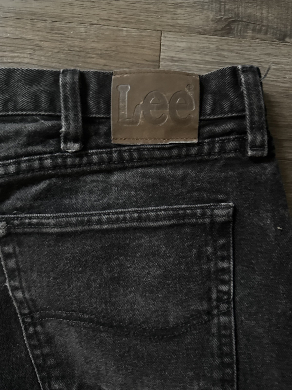 Lee Men’s Regular Fit Men’s 40/30 Wash Black Jeans 100% Cotton Straight Leg