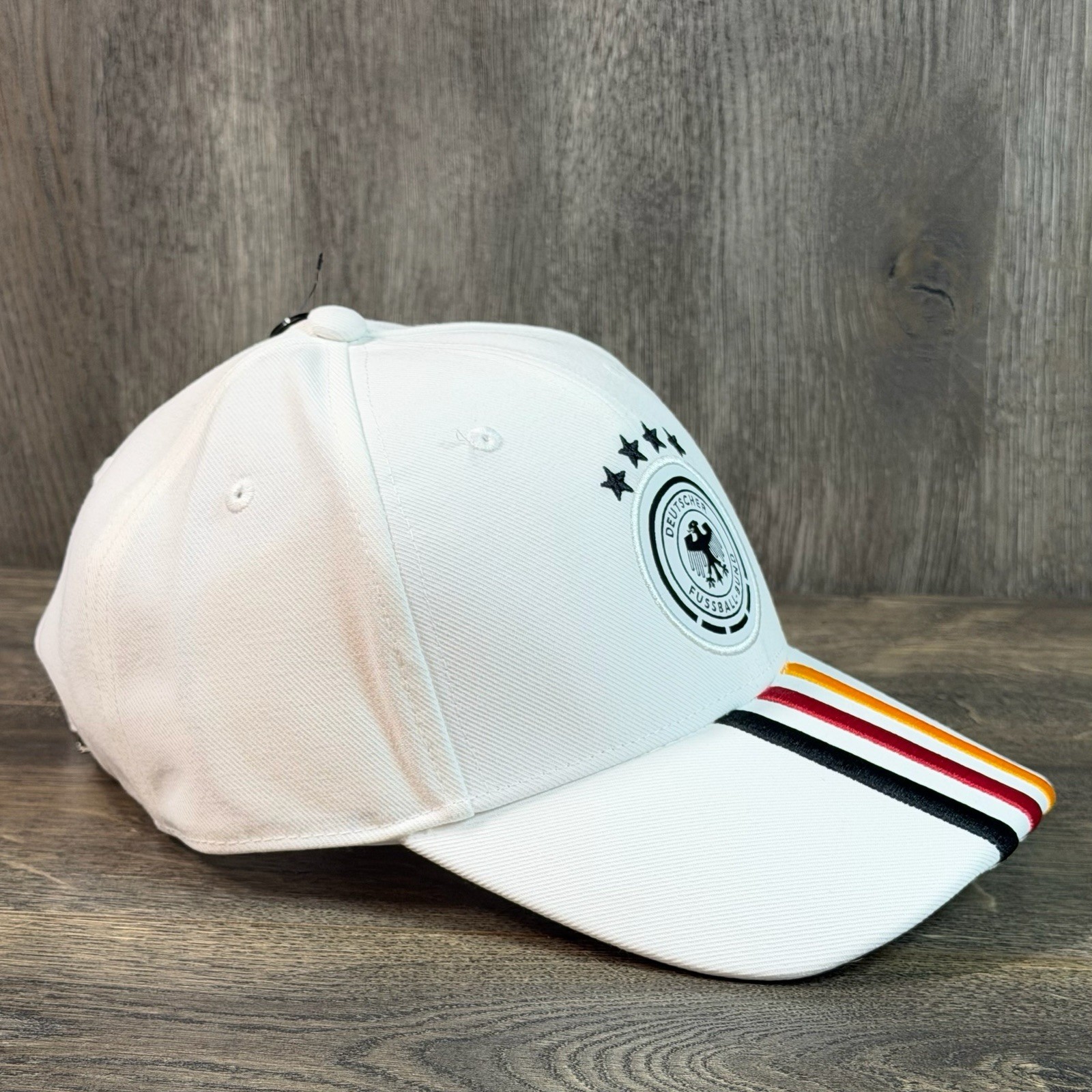 Adidas World Cup 2026 Team Germany Soccer Hat Cap OSFM Adjustable White KC6705