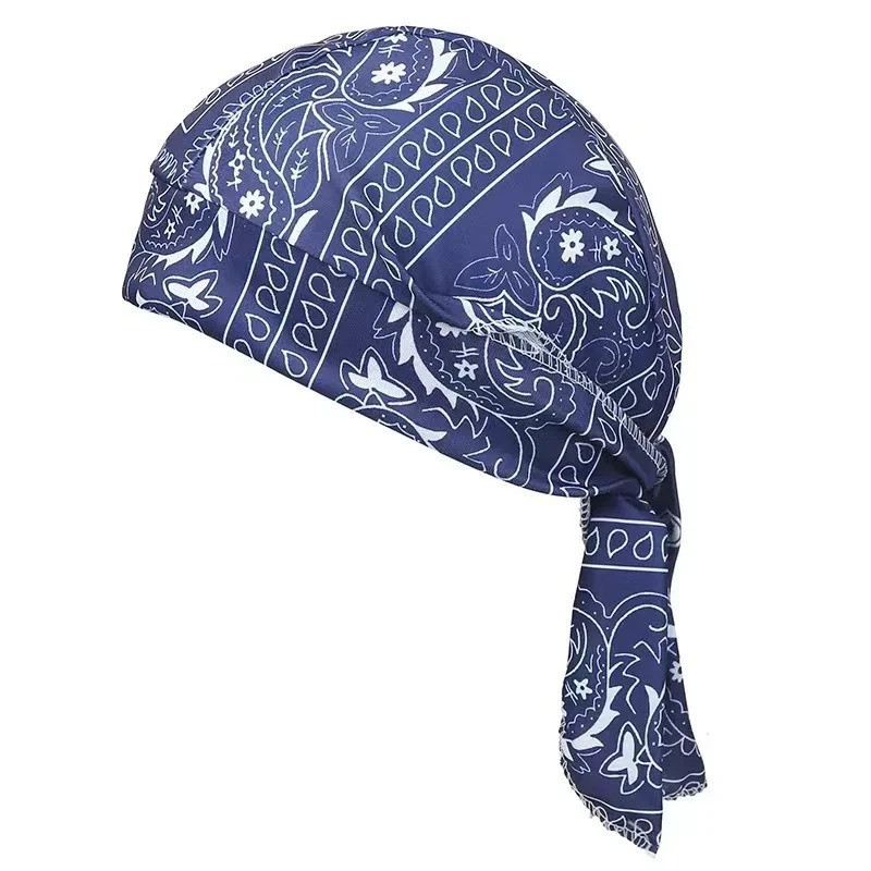 Elastic Motorcycle Wrap Biker Du Bandana Paisley Doo Rag Head Skull Cap Durag