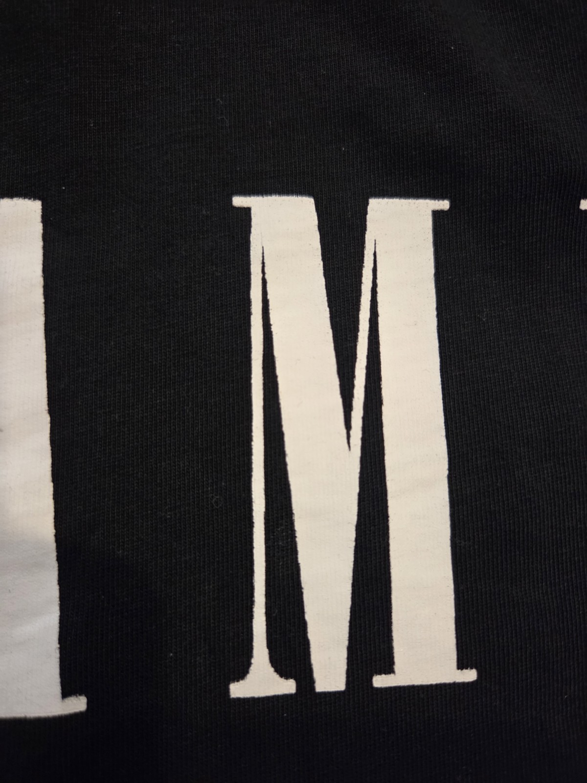 Amiri Shirt Size L Black Used Spell Out USA AMIRI