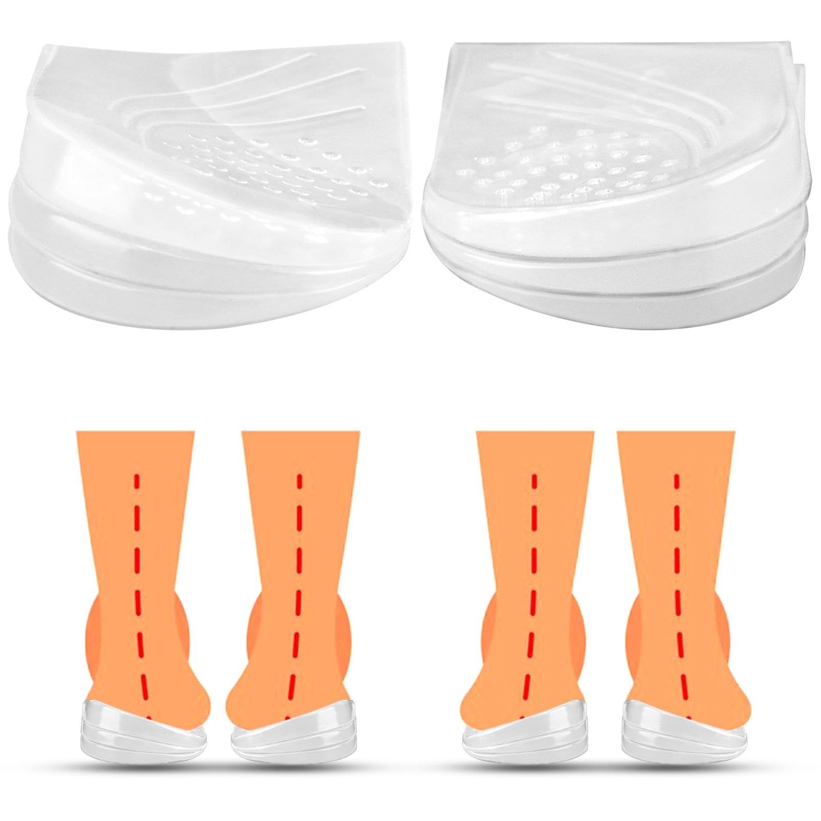 3 Layers Adjustable Heel Wedge Corrective Inserts for Supination & Pronation …