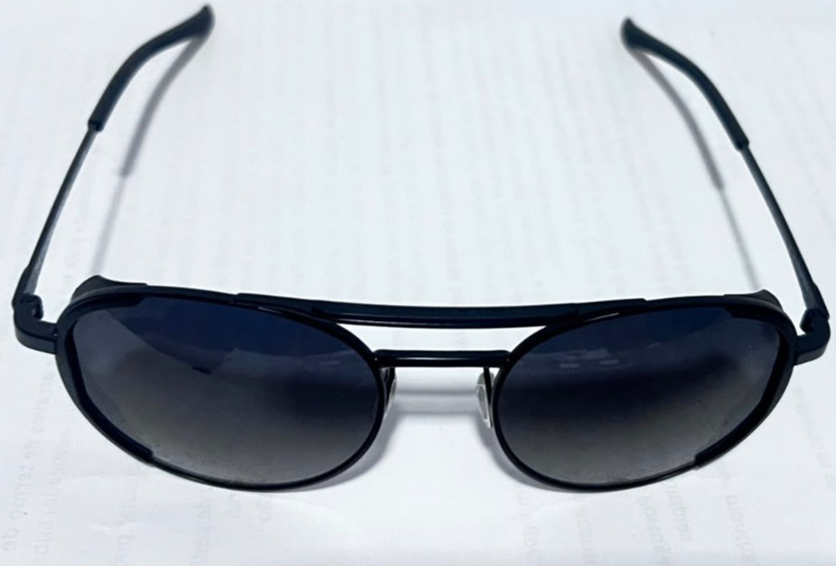 Under Armour UA 0008/G/S Polarized Sunglasses Black Grey Gradient 55mm w/ Case