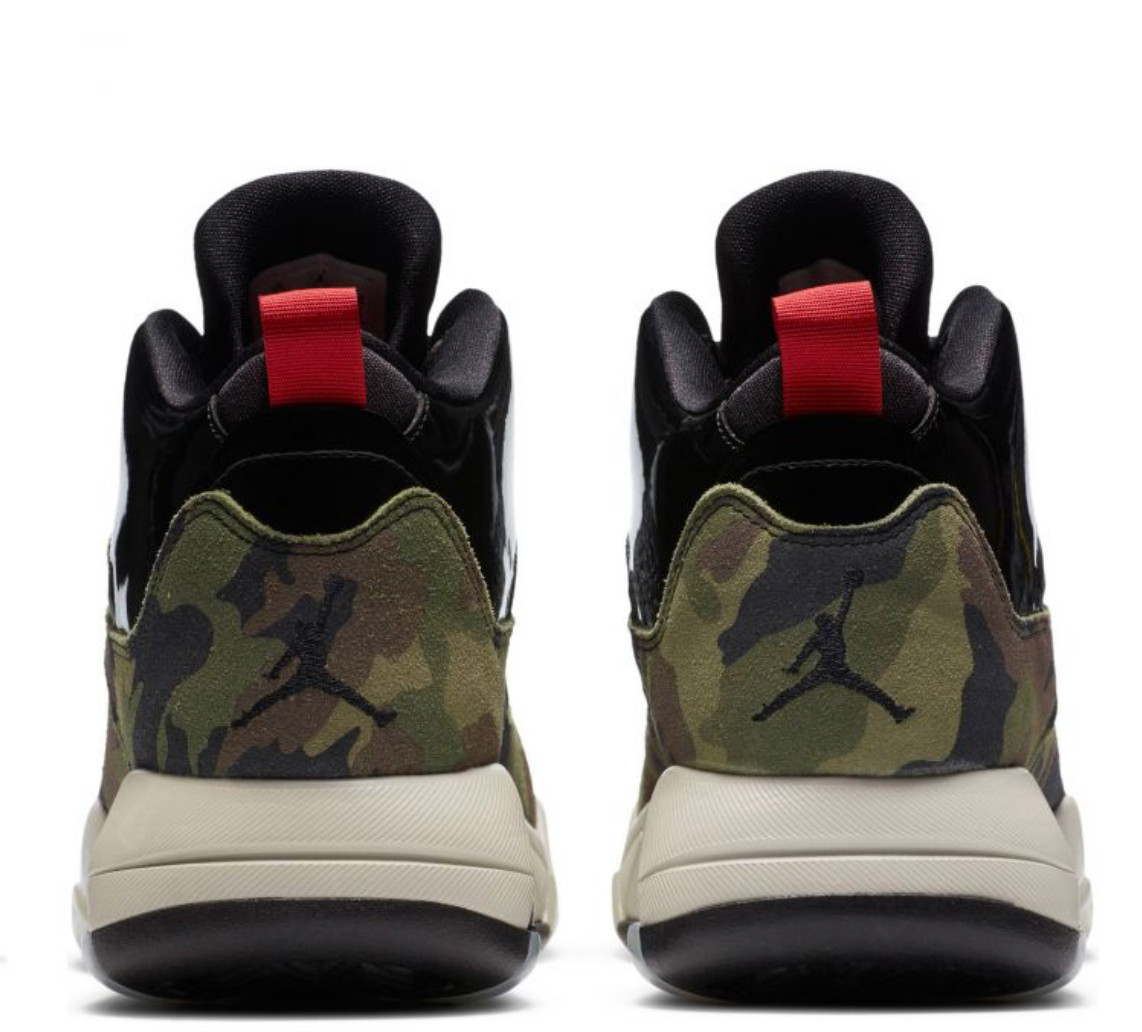 Nike Air Jordan Maxin 200 Camo Black White Lace Up Sneakers CD6107-200 Men Sizes