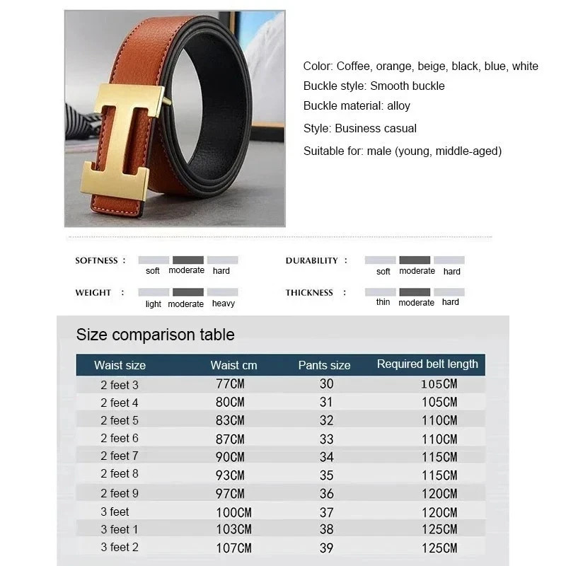 Width 3.8cm Famous Brand Belt Men Top Quality Genuine Luxury Leather Belts