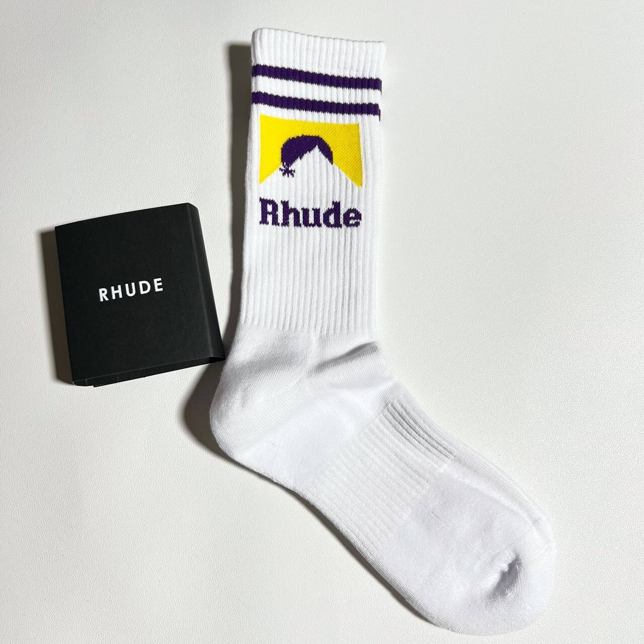 33Style High Quality Men Women RHUDE Leisure Middle Tube 100% Cotton Socks Gift