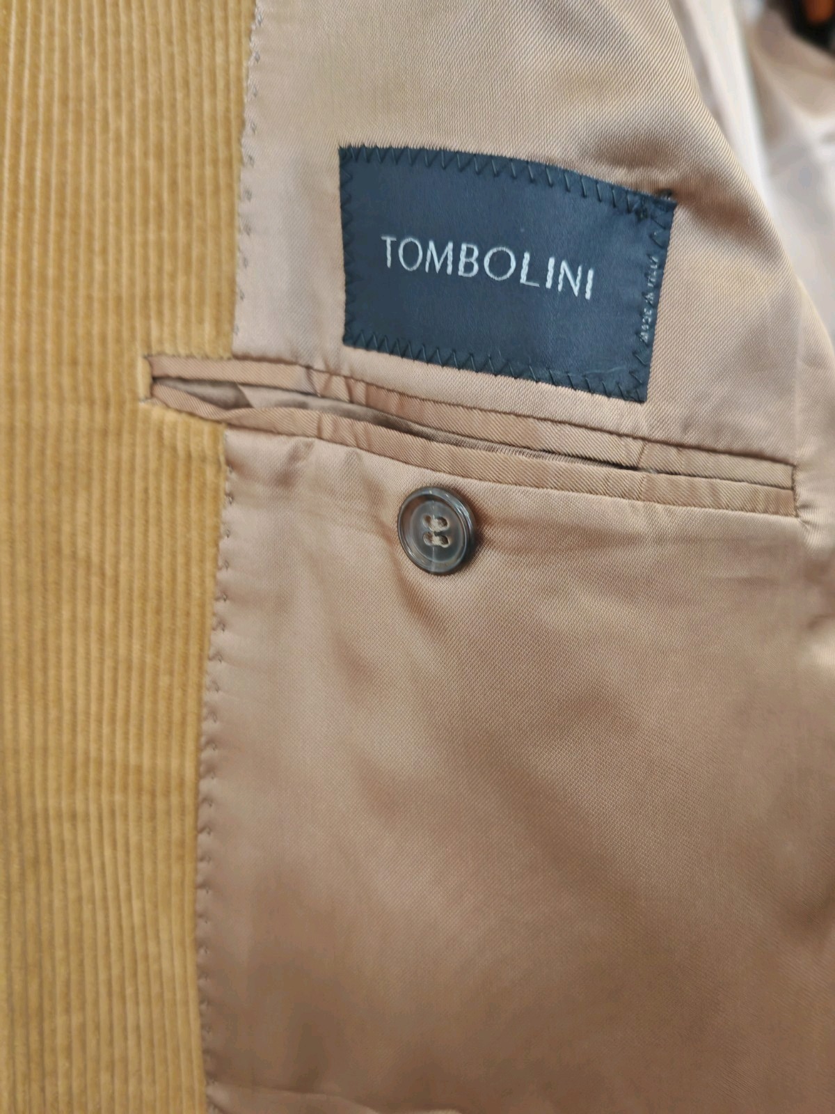 Tombolini 700€ Men’ Blazer Jacket Cotton Size EU 54 ( XL ) Made in Italy