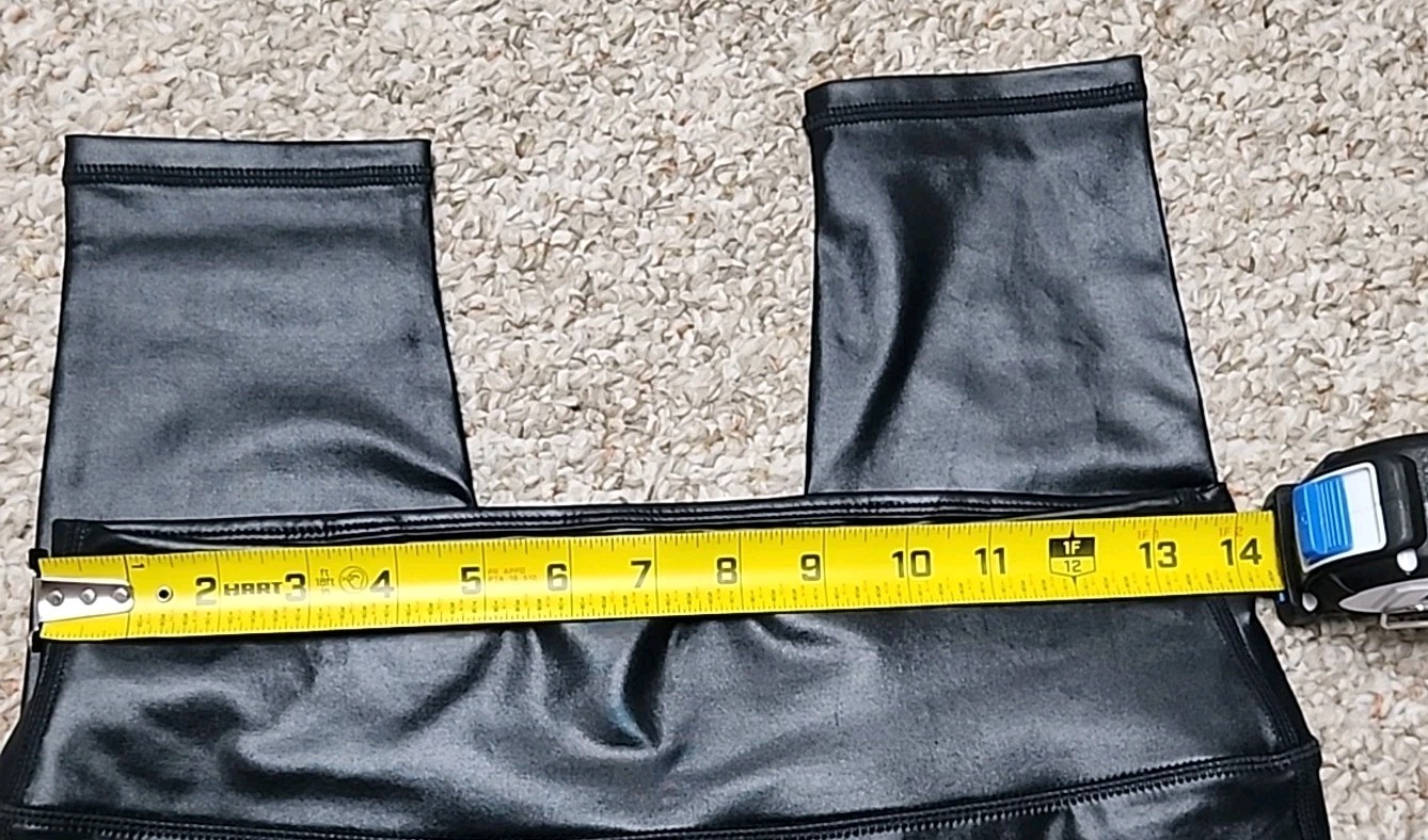 Fabletics Anywhere Motion365+ Shine High-Waist Legging L NWT Black Shine 28×27