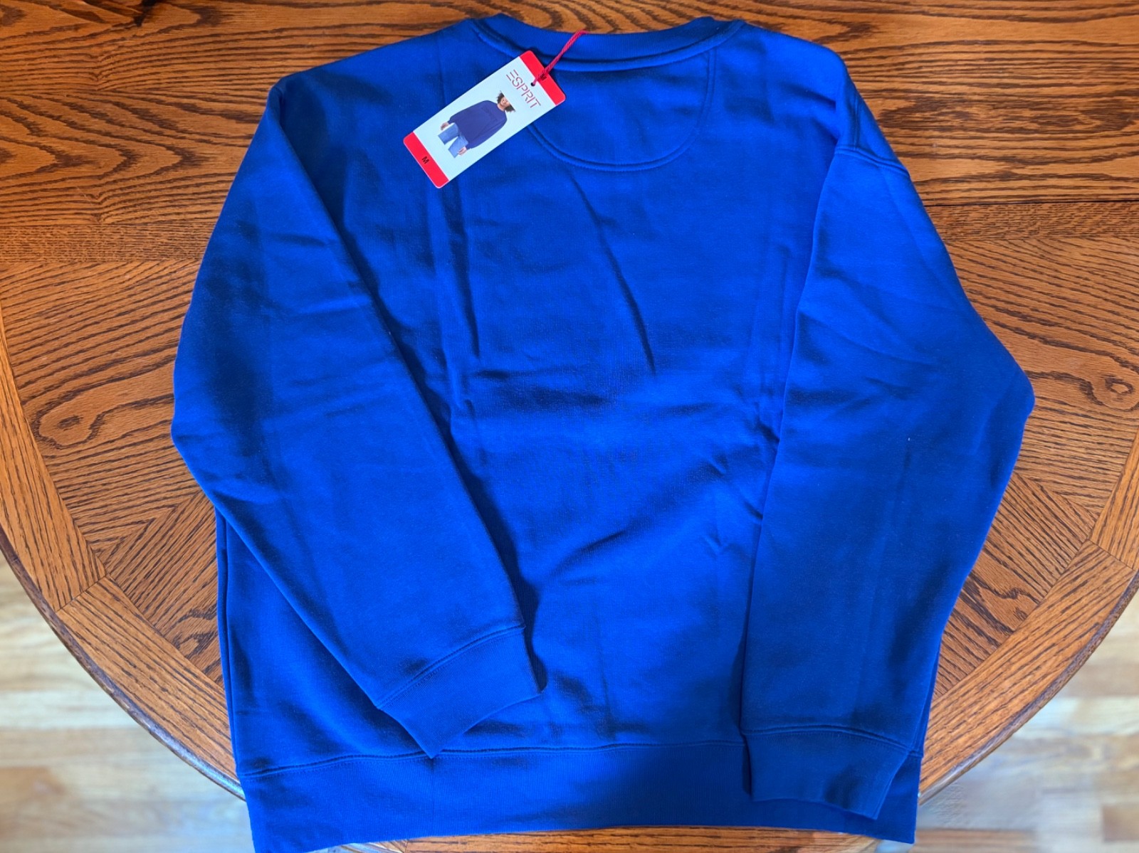 Royal Blue Esprit NWT Women’s Logo Trendy 80’s Crewneck Viral – Medium