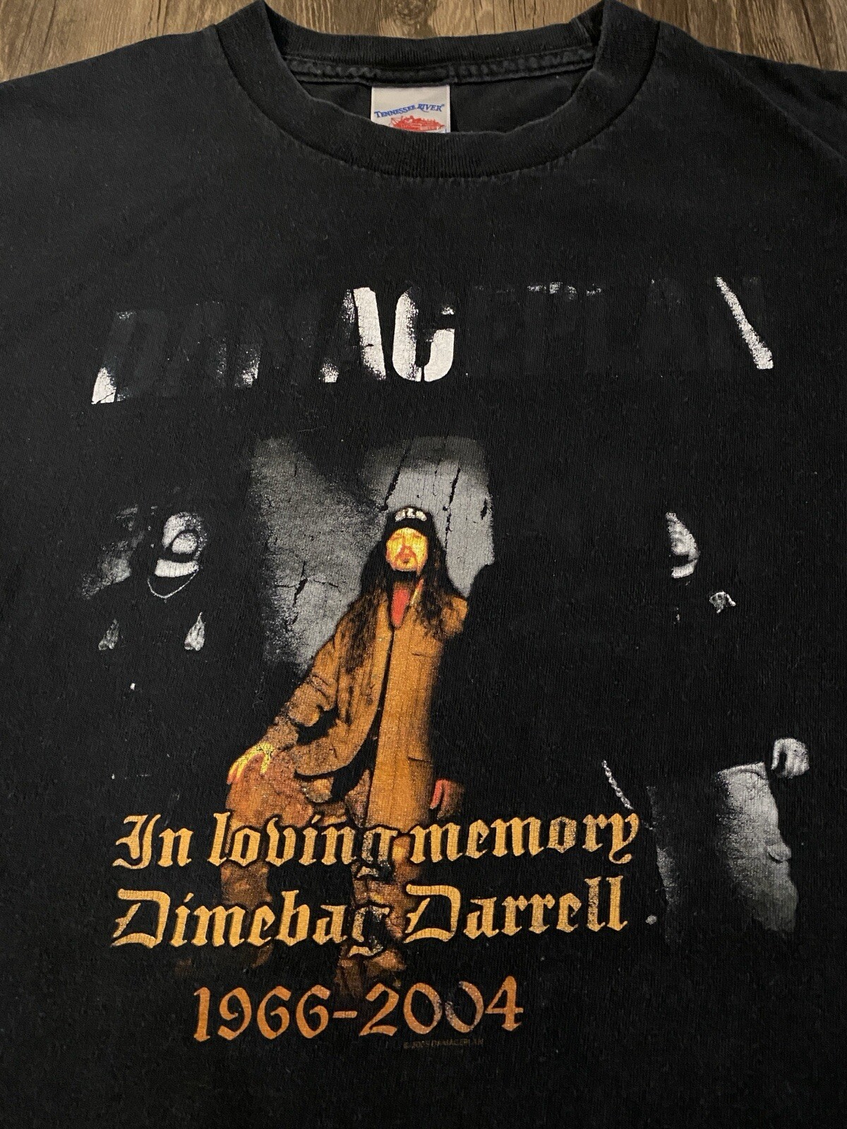 Vtg Dimebag Darrell Damage Plan 2005 Memorial Tribute Shirt Mens Large Pantera