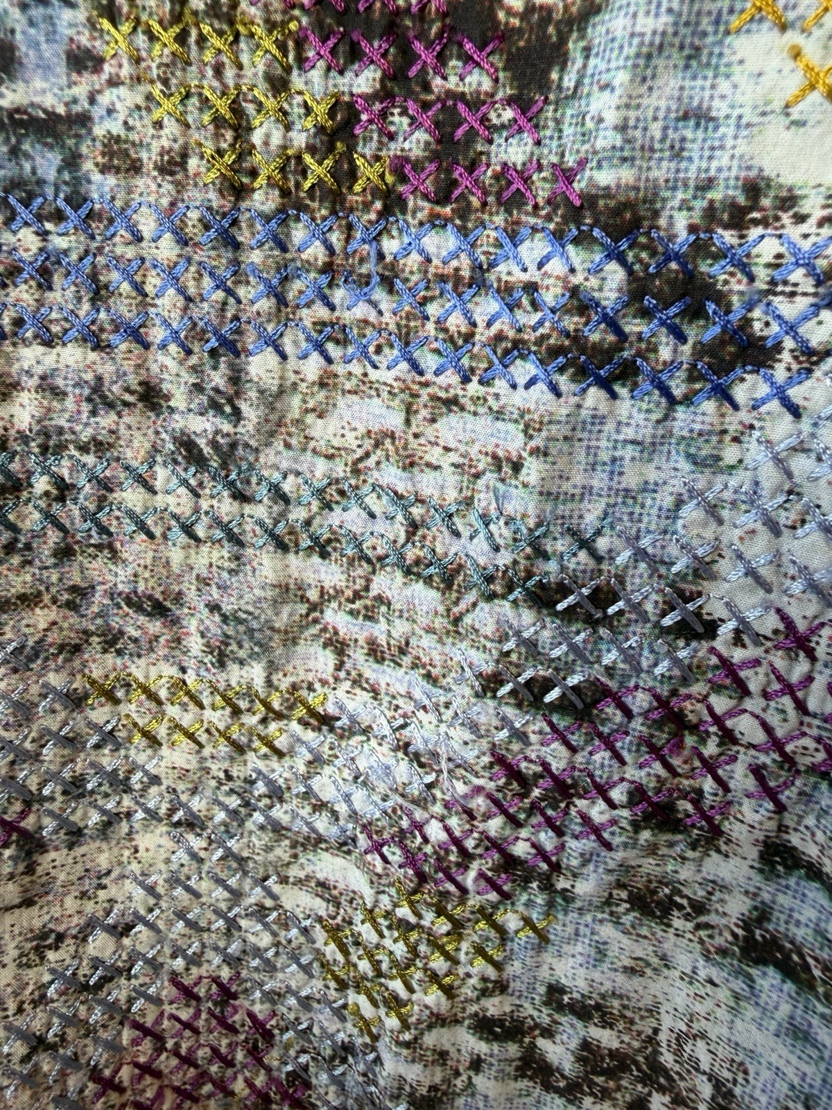 Robert Graham Abstract Long Sleeve sz Lg