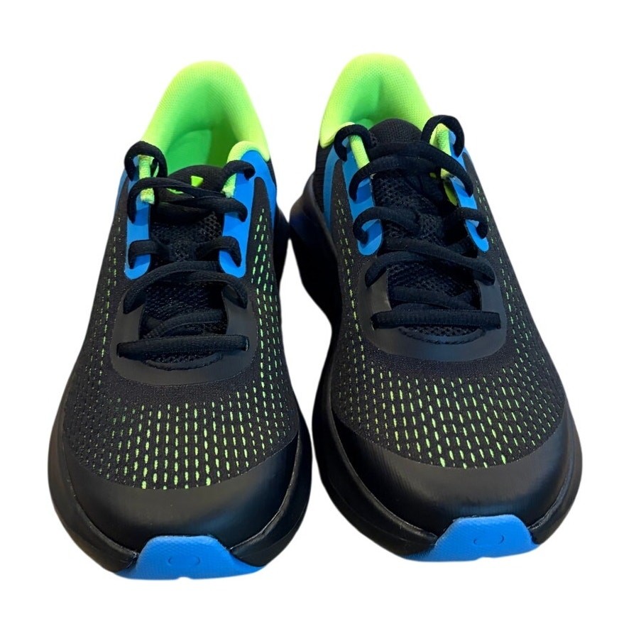 Under Armour Rogue 5 AL PS ‘Black Hyper Green’ 5Y Athlethic Shoe