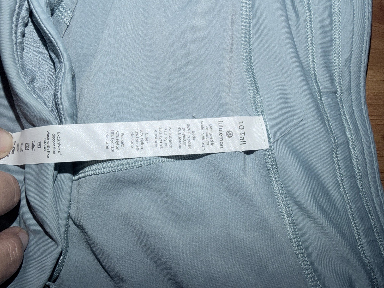 Lululemon PACE RIVAL SKIRT ~ Sz 10 tall ~ Pastel Blue