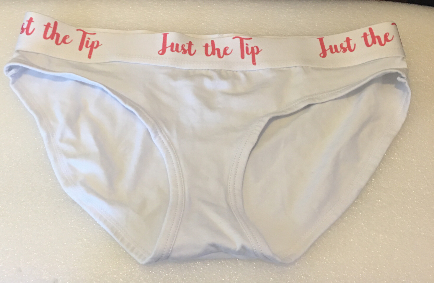 Twerp Funny Bachelorette Gift for Bride | Just The Tip Funny Underwear for Women