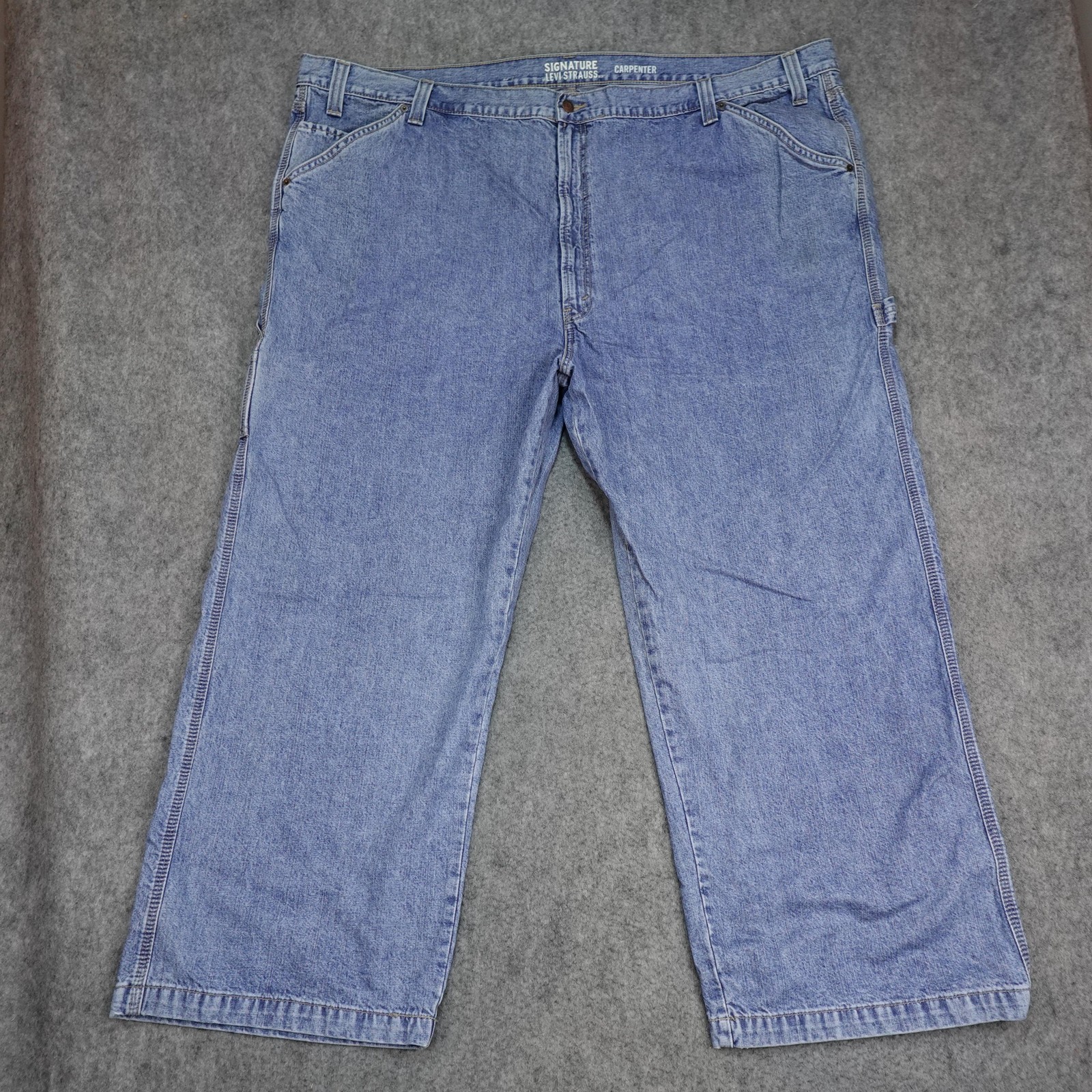 Levis Carpenter Jeans Mens 54×30 Blue Denim Pants Loose Fit Baggy Signature Y2K