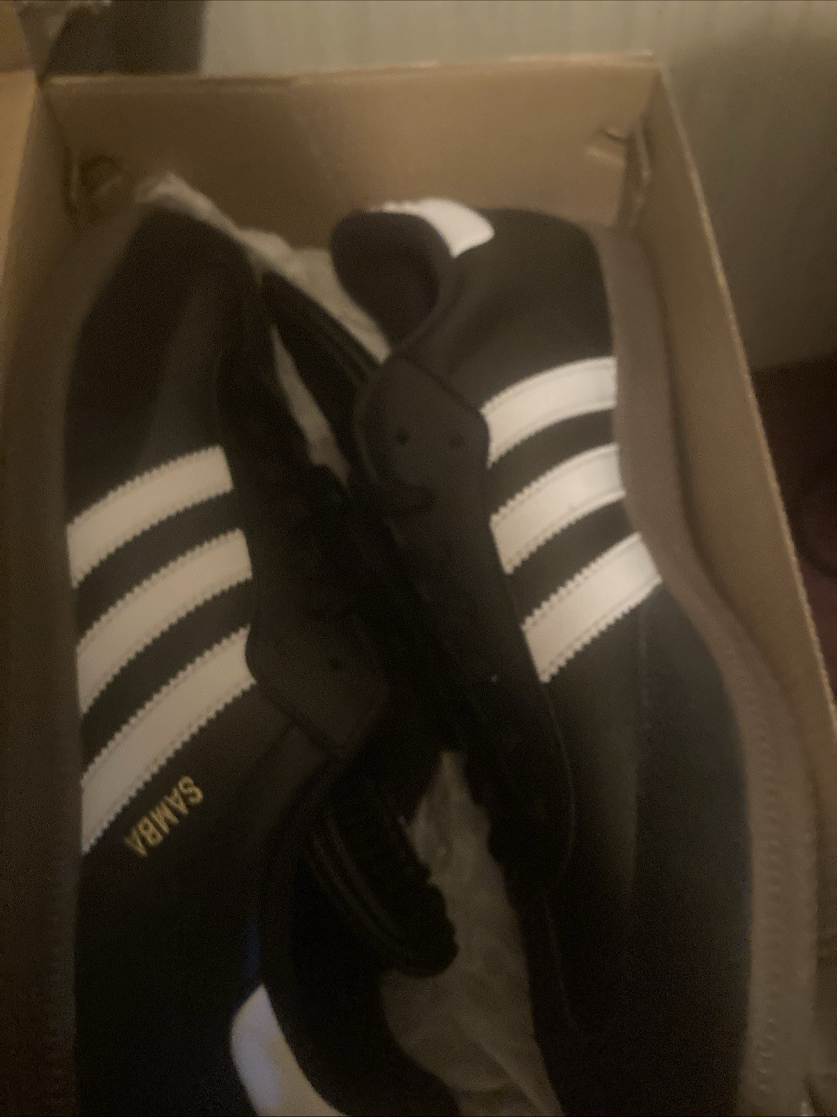 Samba Classic Soccer Shoes 12M Black/White/Brown 772109