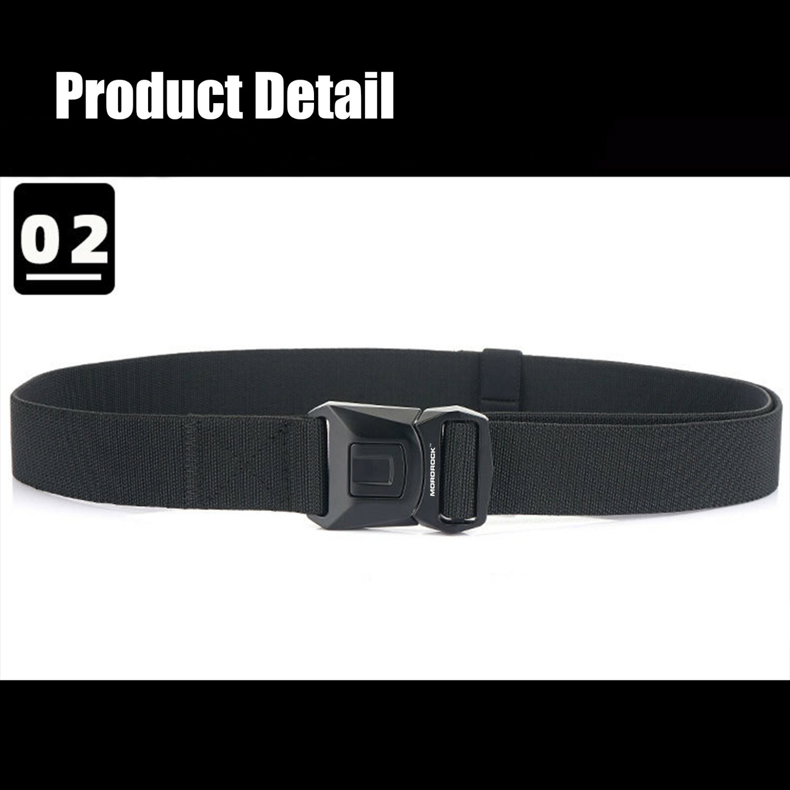 Quick Release Buckle Survival Army Military Belt Strap Tactical Rigger Waistband