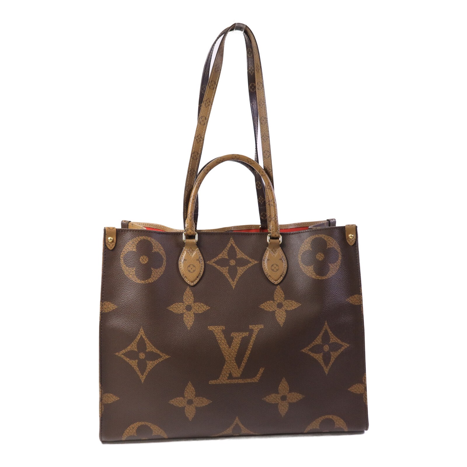 LOUIS VUITTON LV GHW OnTheGo GM 2 Way Shoulder Tote Bag M45320 Monogram Giant