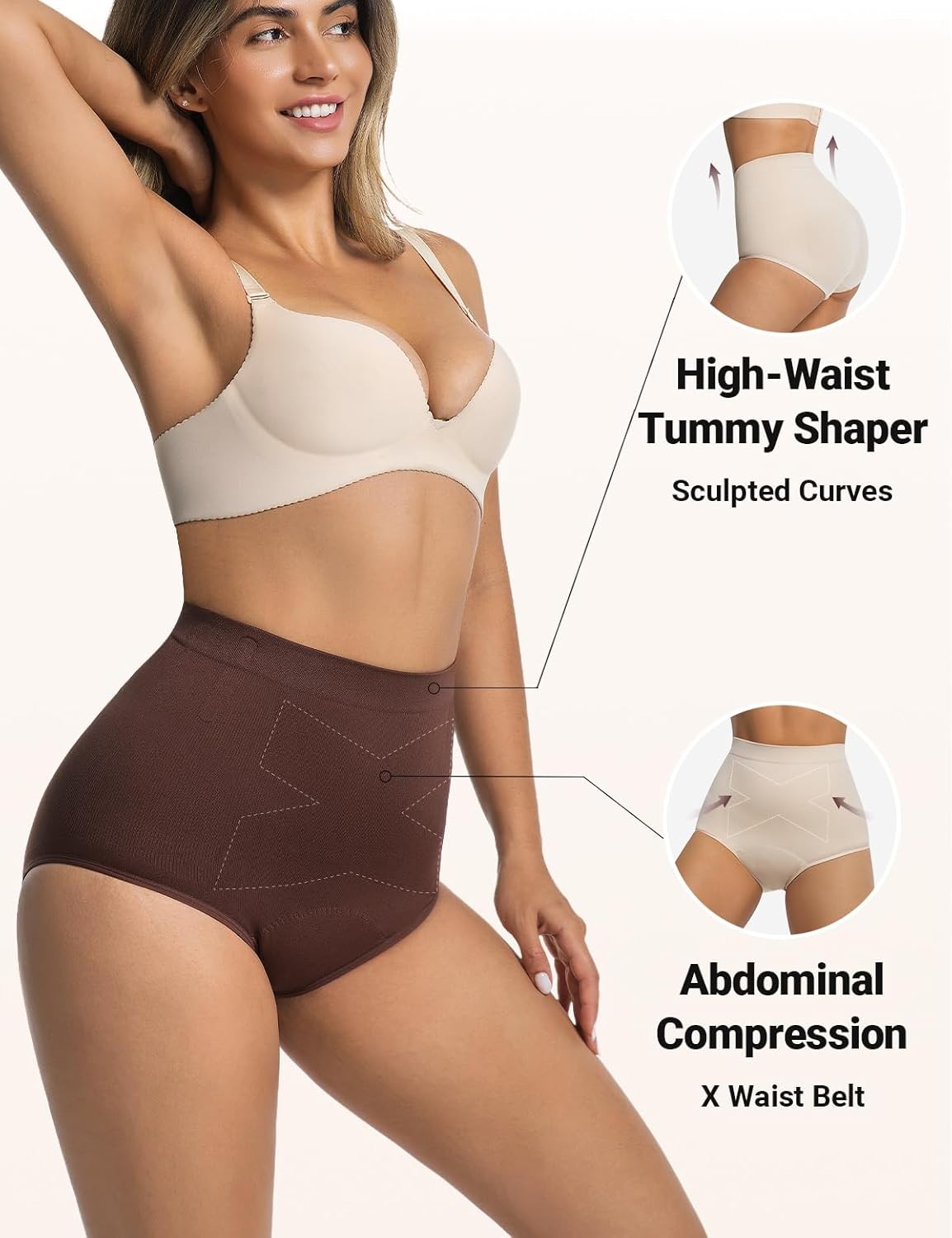 Women’s Incontinence Underwear, Postpartum Comfort Control Shapewear for Women