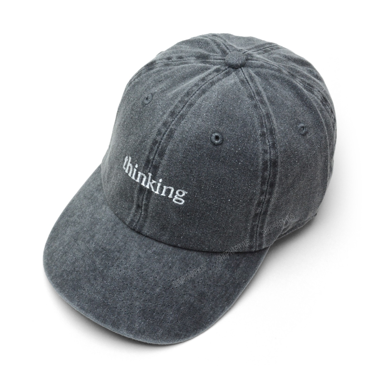 Anthropic Claude Thinking Hat Navy Blue Adjustable Strapback Baseball Cap New