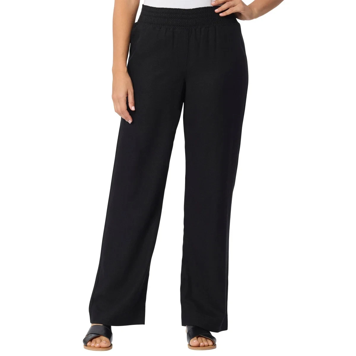 Briggs Ladies’ Linen Blend Pull-On Pant(1854908)