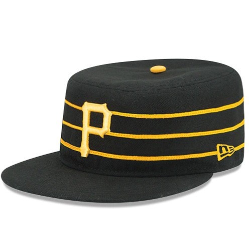 New Era Pittsburgh Pirates Fitted Hat MLB Authentic ALT2 17 Pillbox Stripe Cap