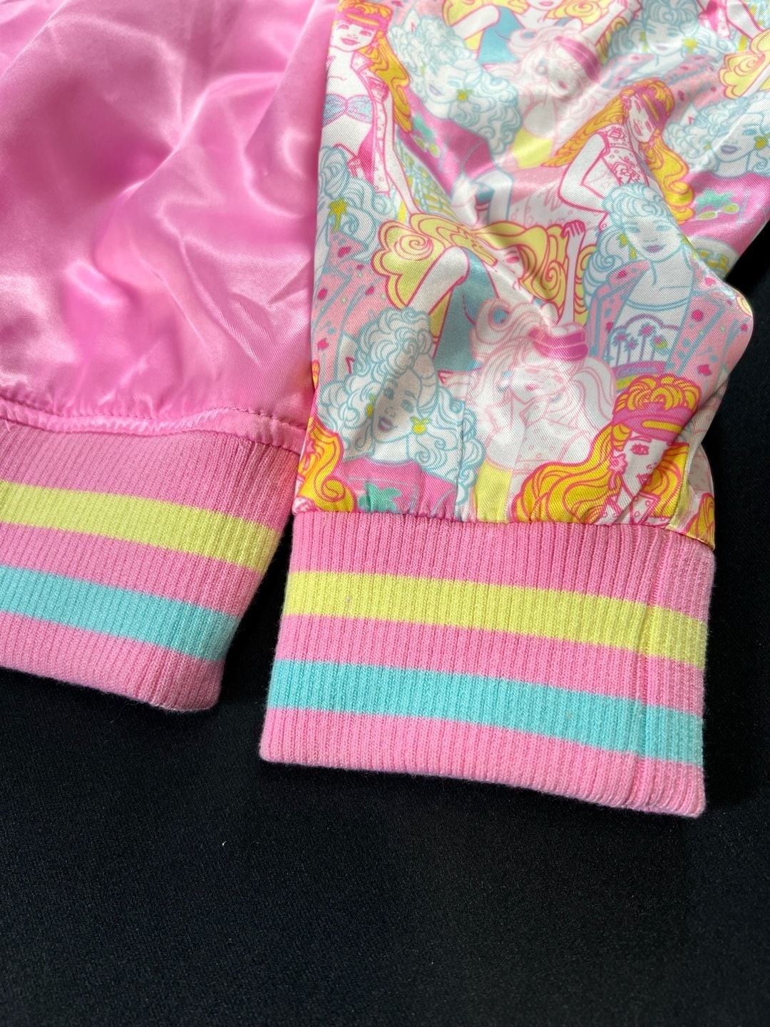 Loungefly Barbie 65th Anniversary Satin Varsity Bomber Jacket Size 3X
