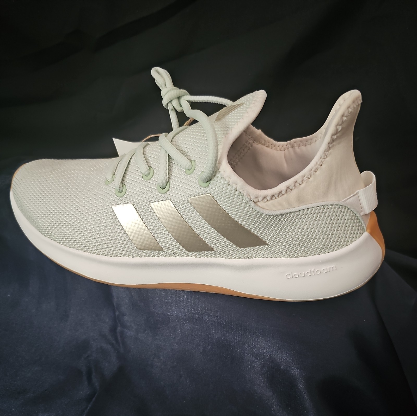Adidas Cloudfoam Pure SPW Seafoam Green Women’s Running Shoes Size 9.5 Sneakers