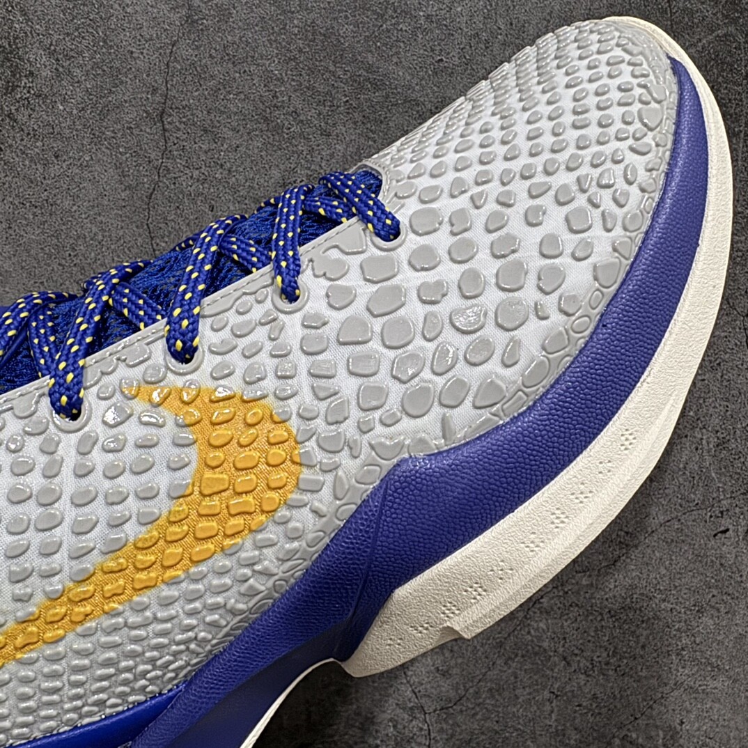 New NK Zoom Kobe 6 Lakers Home 429659-104 Men’s Basketball Shoes