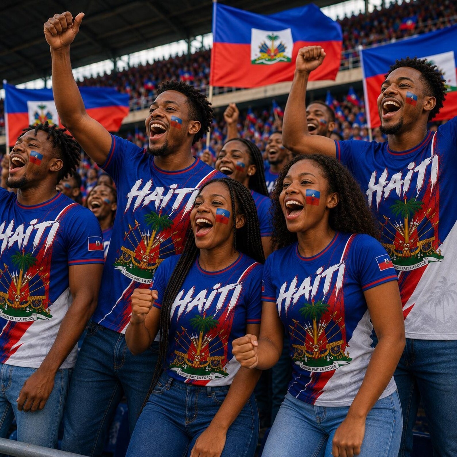 Personalized Haiti Soccer Jersey Custom Name Number, Haiti Football Jersey 2026
