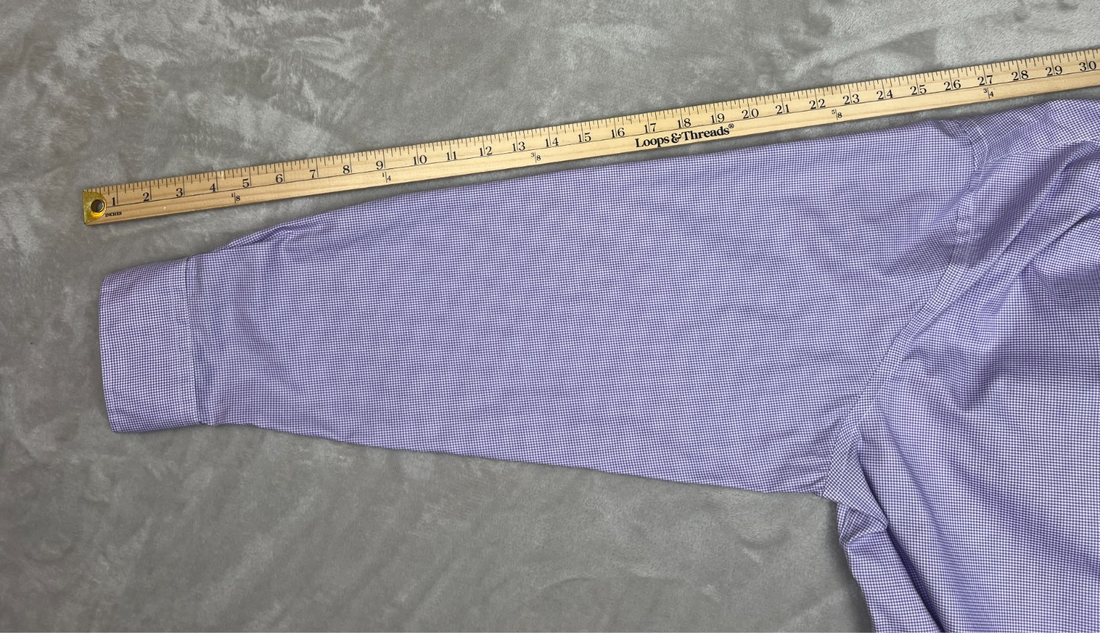 Pronto Uomo Mens Purple Dress Shirt 19 36/37 Tall Classic Fit Business Work