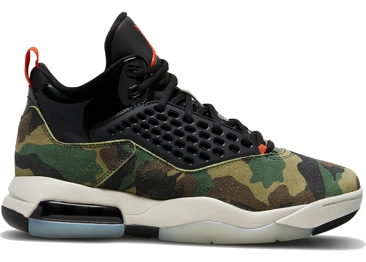 Nike Air Jordan Maxin 200 Camo Black White Lace Up Sneakers CD6107-200 Men Sizes