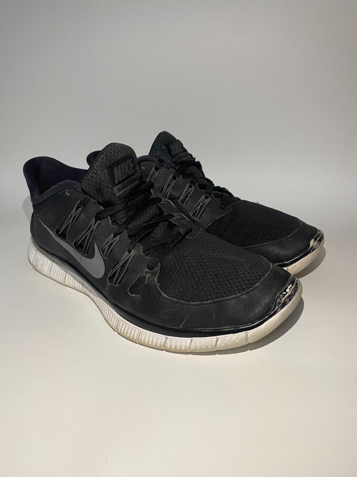 Size 11.5 – Nike Free 5.0+ Black – 579959-002