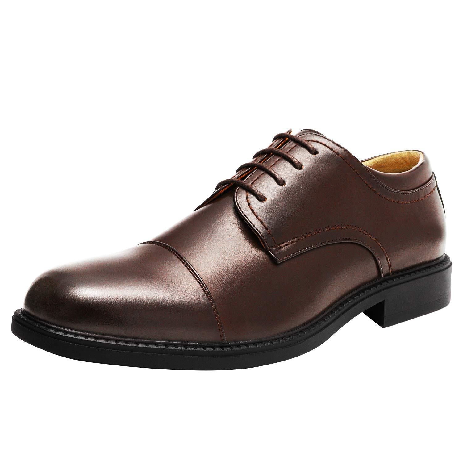 Men’s Dress Classic Oxfords Formal Business Derby Shoes US Wide Size 6.5-15