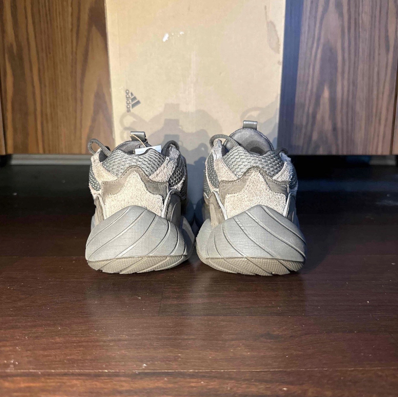 adidas Yeezy 500 Brown Clay Gray Low Top Suede Sneakers GX3606 2021 Men