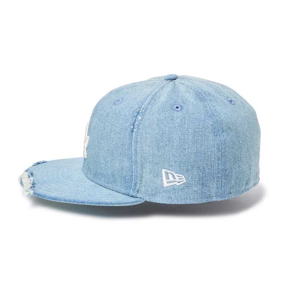 New Era 59FIFTY Distressed Denim Cap MLB LA Los Angeles Dodgers 14745174 Japan