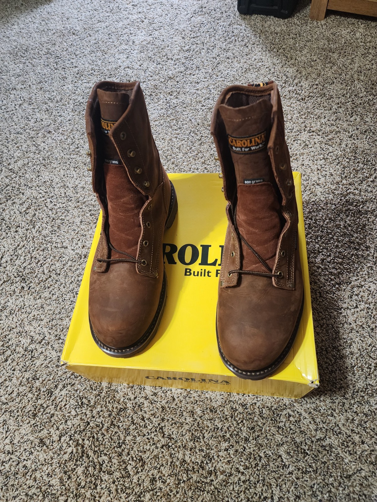 Carolina CA9028 8″ Waterproof ,Composite toe, Insulated boots. Size 12 3E