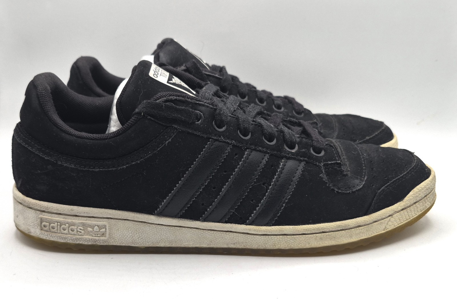 Adidas Top Ten Low Black Suede Casual Sneakers Men’s Sz 10