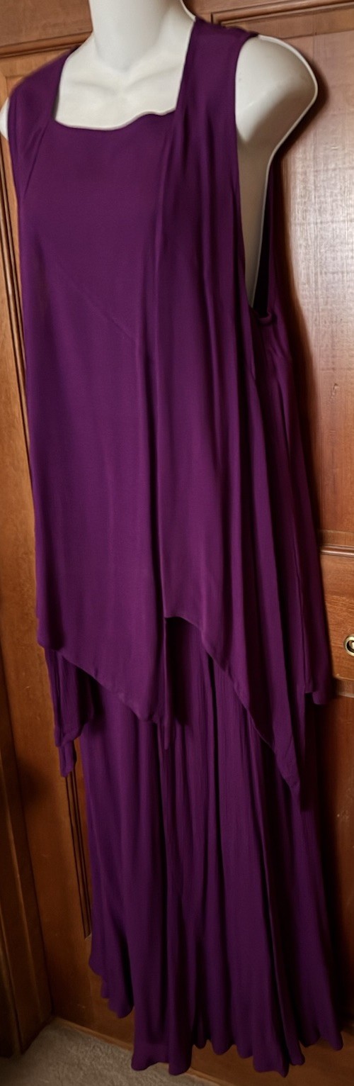 3 Pc Purple Mission Canyon Skirt, Tank And Scarf Set, One Size, New With Tags