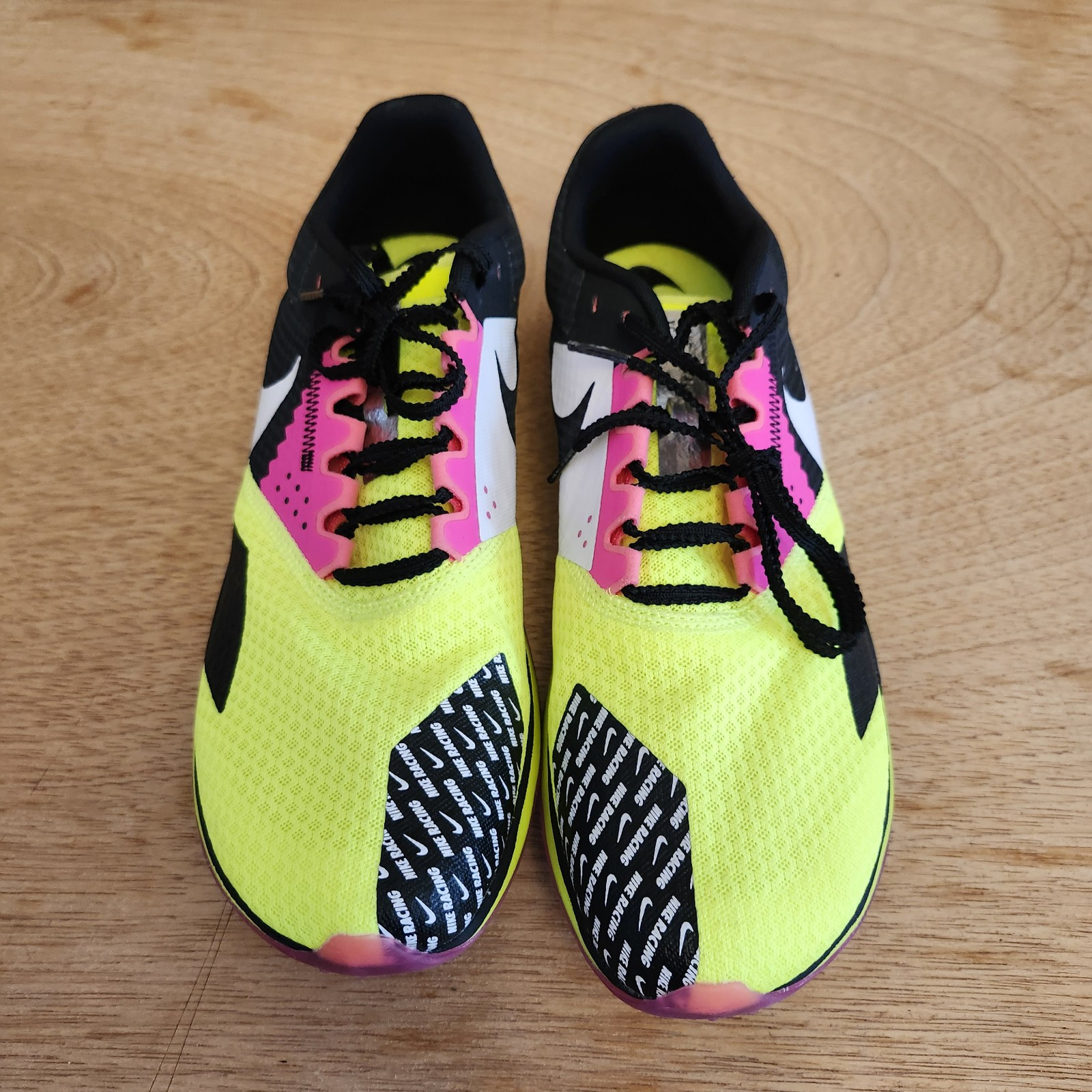 Nike Men’s 10 Rival XC 6 Cross-Country Spikes Volt/Black/Hyper Pink DX7999-700