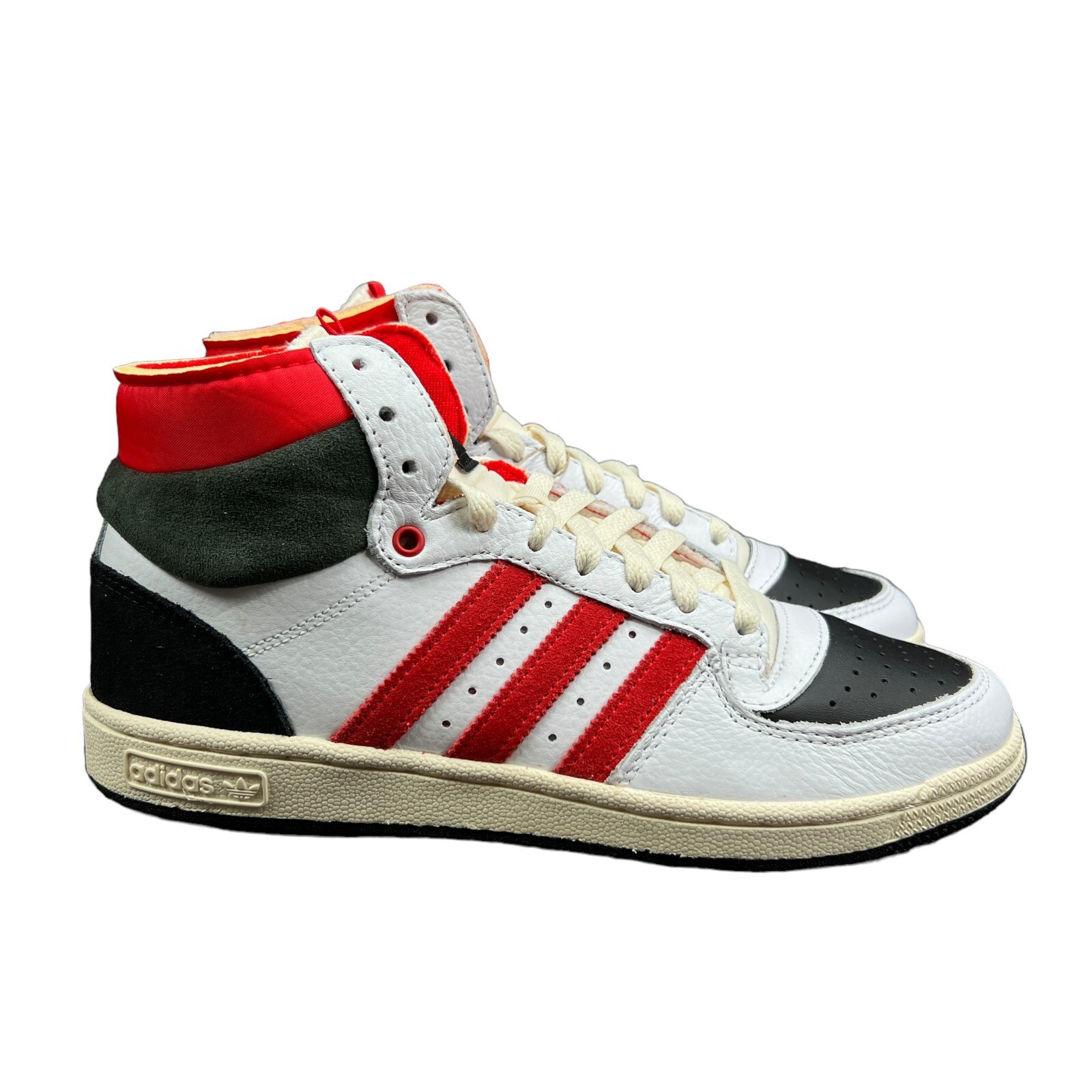 Adidas Top Ten RB Beige White Black Red High Top Shoes GV6628 Men’s Sizes 8 – 11