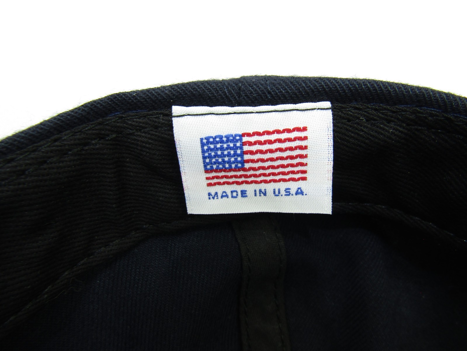 VTG USS Ronald Reagan CVN 76 Navy Hat Snapback Military American Flag Gold Leaf