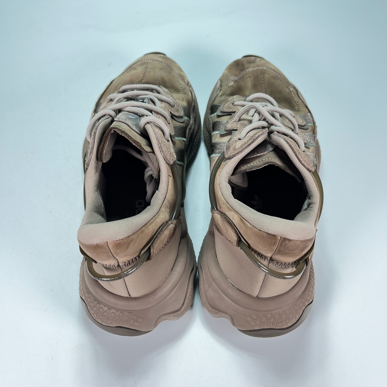 Adidas Ozweego Chalky Brown Lightweight Sneakers Lace Up GY6813 Women’s Size 9.5