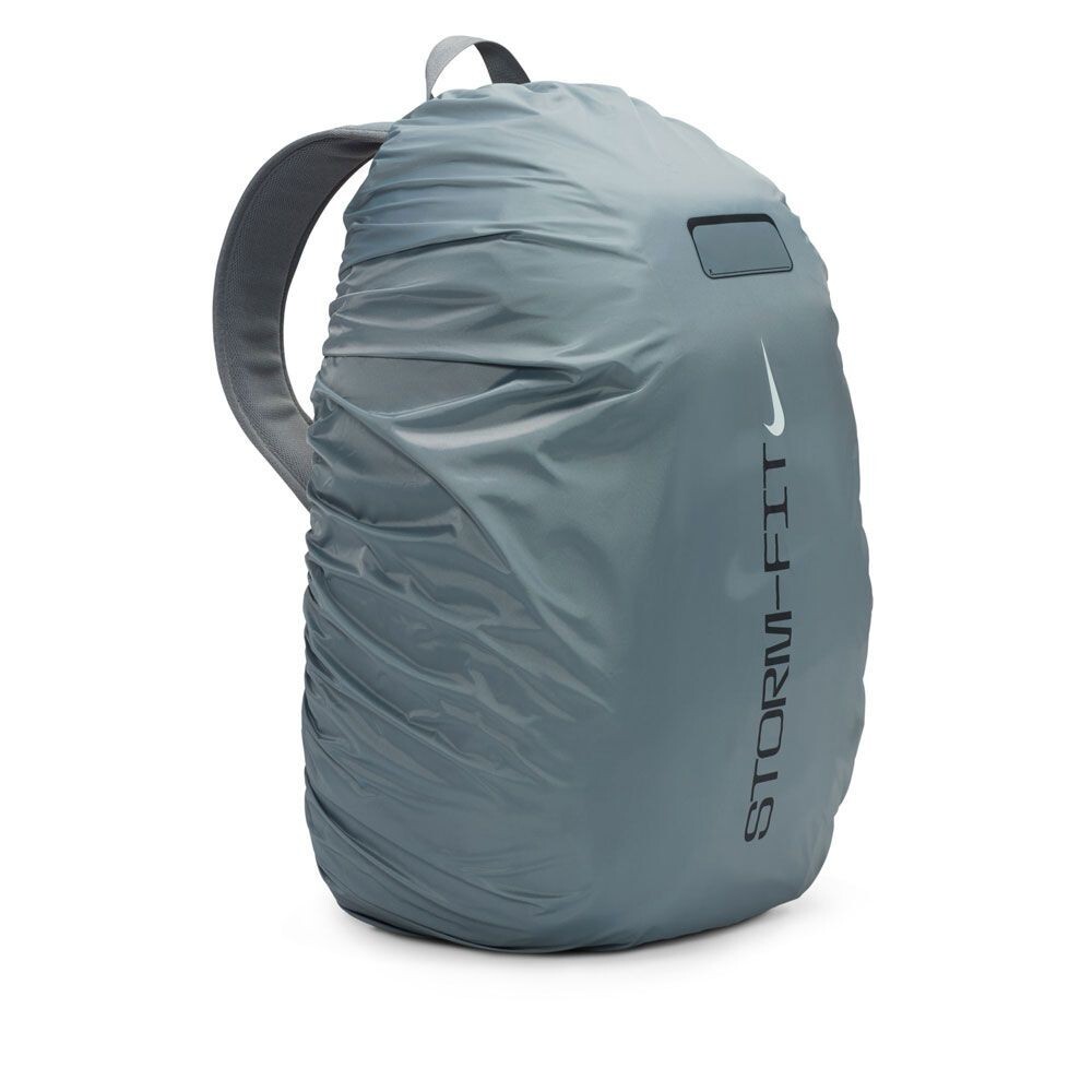Nike Storm FIT Backpack + Cover Academy Team 30L Soccer School Travel Gym Grey