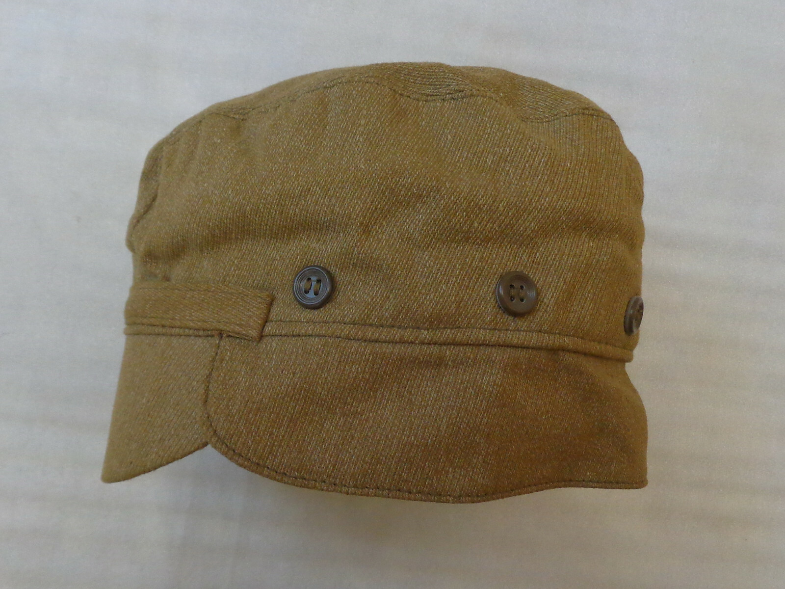 Soviet Army Hat Cap Neck Flap Face Shield Russia Afghan War Vtg Military Surplus